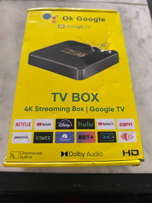 TV BOX  4K Streaming   Google TV
