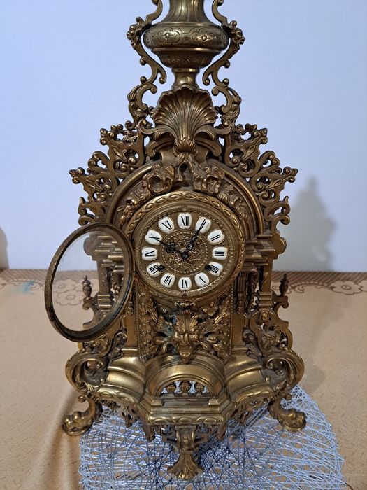 Ceas FRANZ HERMLE IMPERIAL BAROQUE 8 days Alamă/Bronz 8 DAY Clock 1982