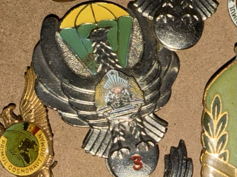 Set 3 insigne parașutist militar – clasele 1, 2 și 3 – RSR