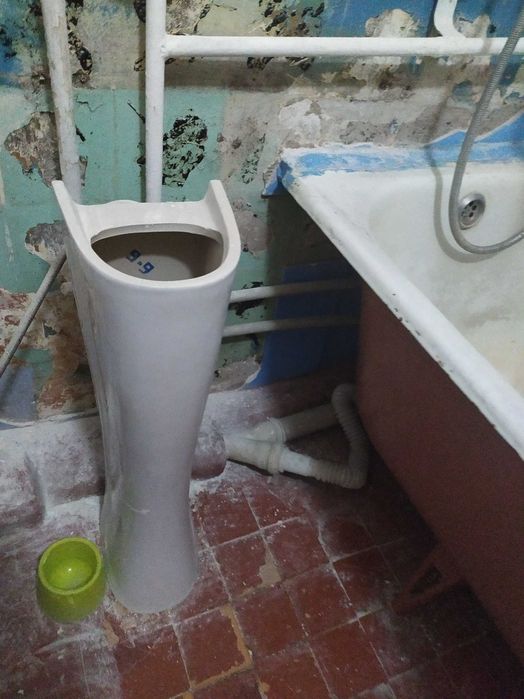 Раковина и пестик туалет
