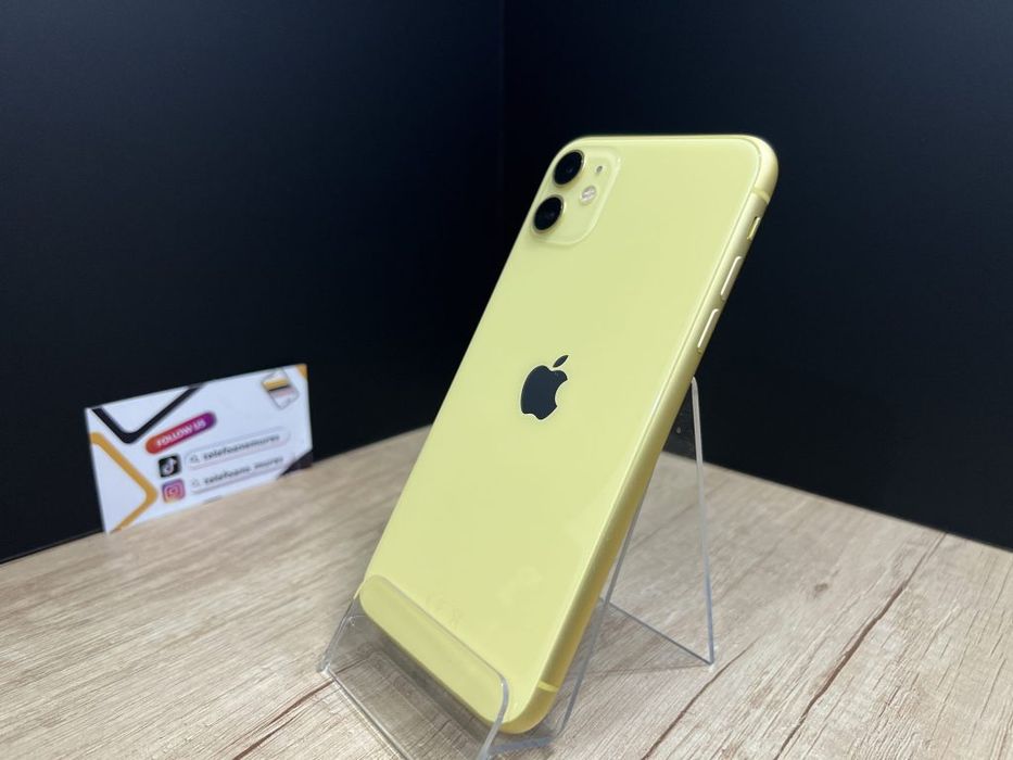 iPhone 11 64Gb Yellow Second-Hand 3 ani garanție, Telefoane Mures