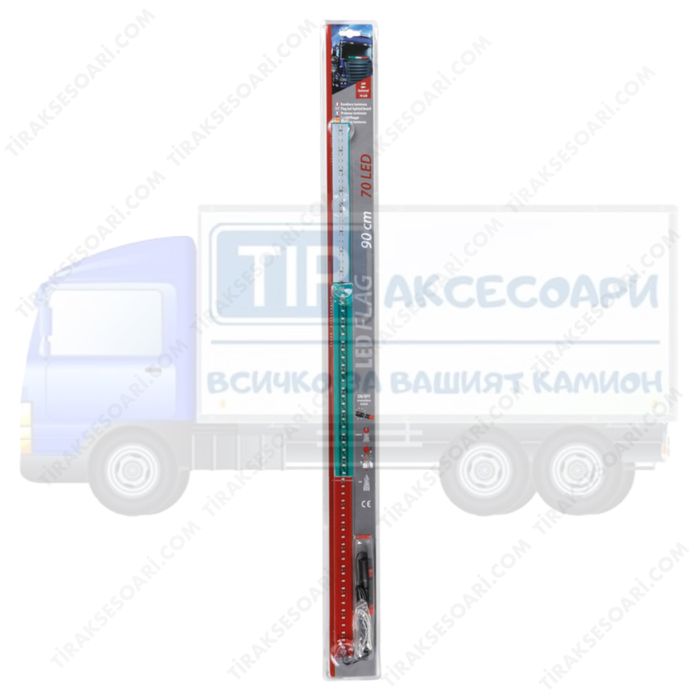 LED Диодни пури ТРИБАГРЕНИК светлина БЪЛГАРСКО знаме