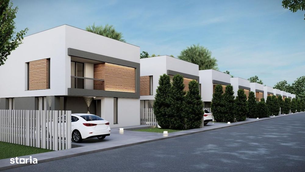 Vila individuala P+1E ~ 4 camere 3 bai ~ 355mp teren