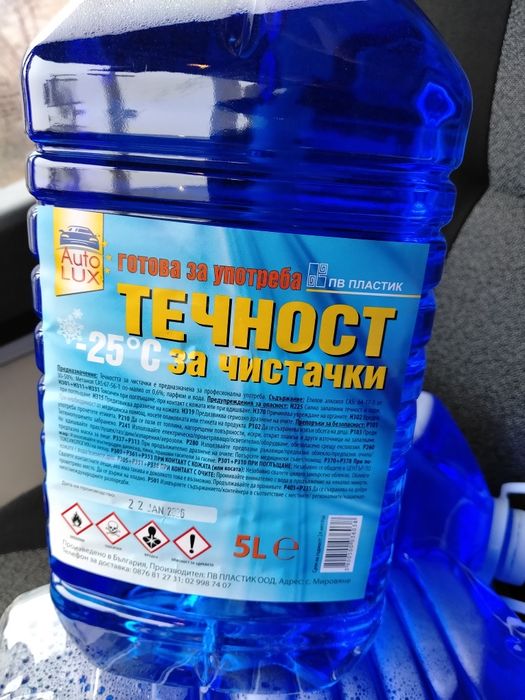 Течност за чистачки зимна и лятна