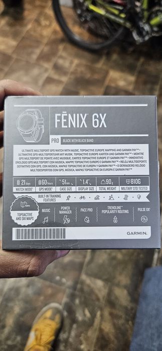 Продавам часовник Garmin Fenix 6 X PRO