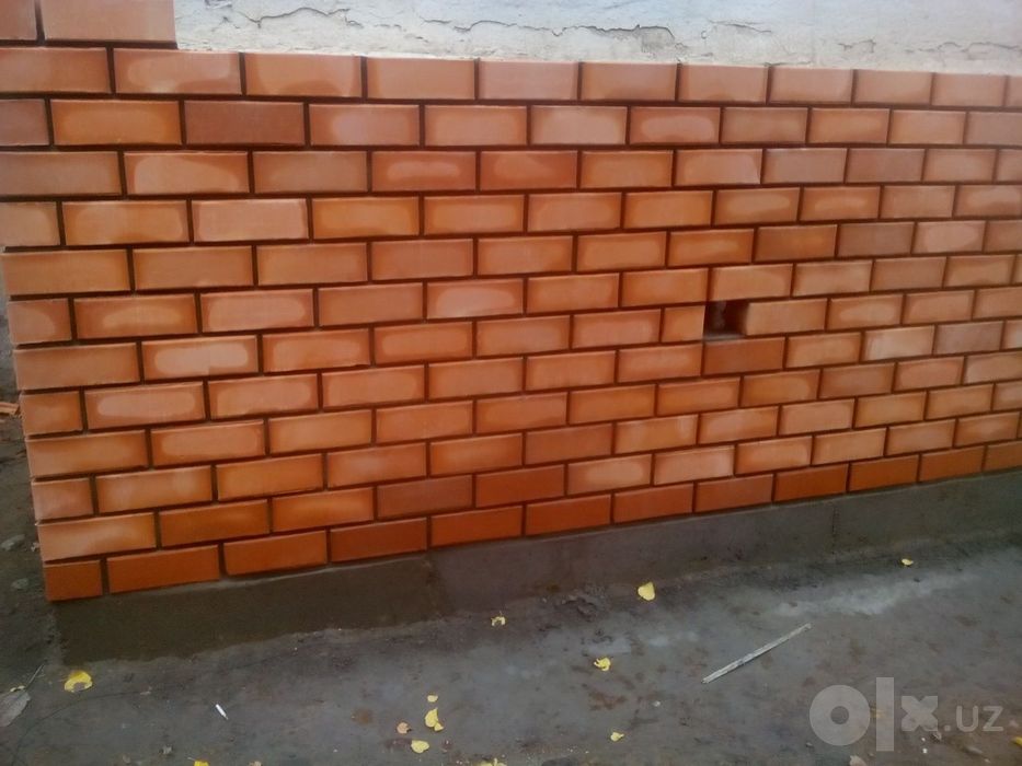 Кладка кирпичам болкона и перегародка