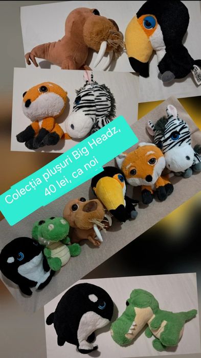 Lot colecția plușuri Big Headz