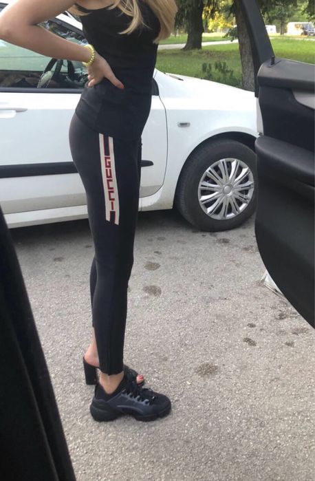 Gucci клин син и черен