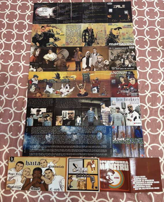 Cd-uri hip-hop Deceneu,Racla,Anonim,Zale,Il Egal,Marijuana,Sase Sase