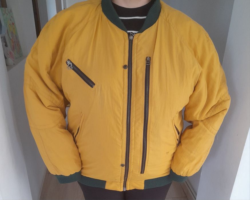 Geaca Bomber Camel originala