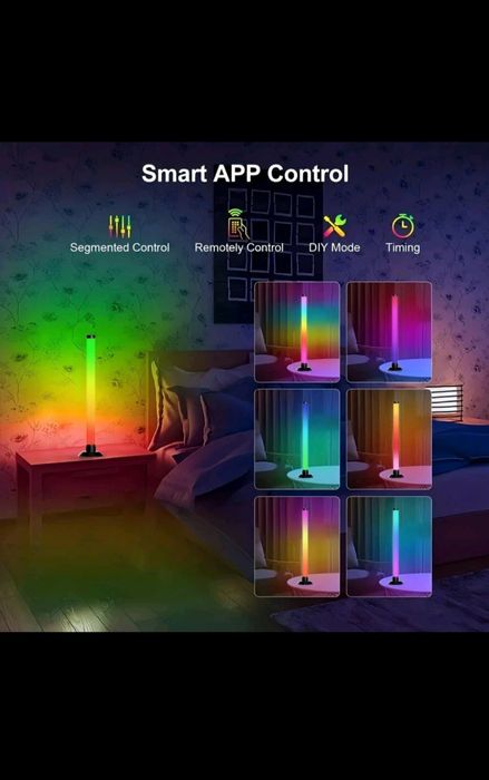 Doua bare luminoase RGBIC