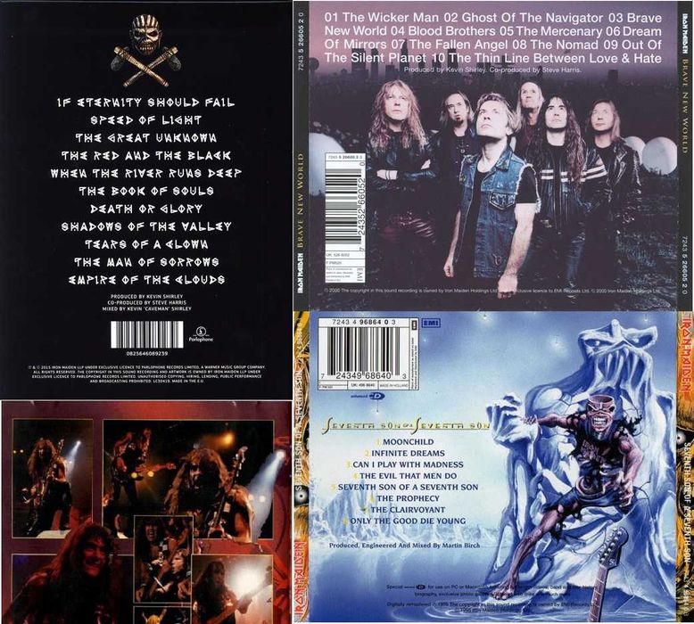 Iron Maiden - Colectie CD DVD