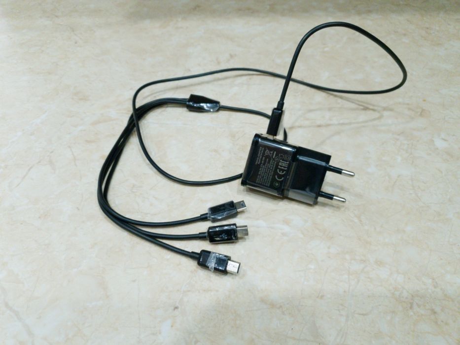 Чисто ново зарядно с троен кабел за Деус XP Deus ORX зареждане miniUSB