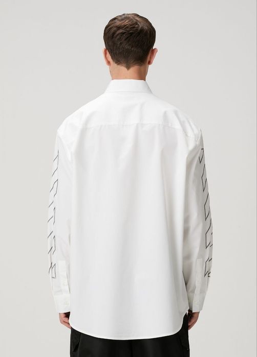 Мъжка бяла риза Off White
