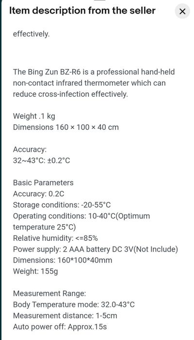 Termometru infrarosu