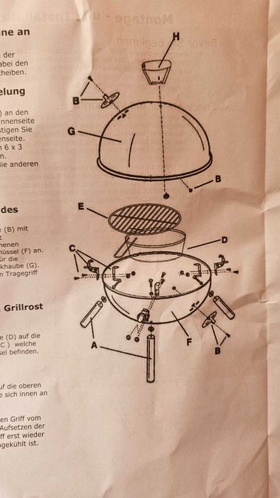 Mini gratar pe carbune