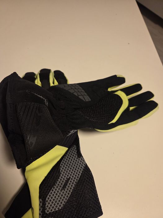 Mănuși de motocicletă Spidi Rainshield negru-fluo S -