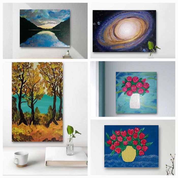 Tablouri moderne, hand-made