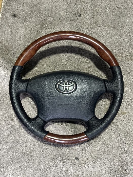 Руль Прадо Prado 120 дерево