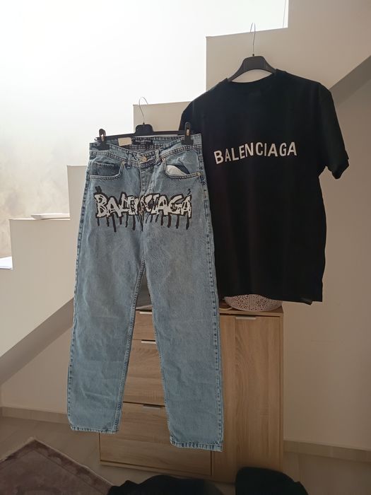 Compleu pentru bărbați blugi și tricou