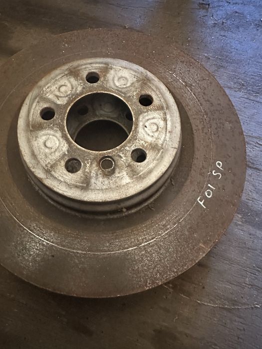 Set discuri frana / Disc frana spate stanga dreapta BMW F01 F02 F06 F07 F10 F11 F12 F13 F14 seria 5 6 7 de spate motor 3.0 4.0 5.0 - 32.5 cm si 37 cm