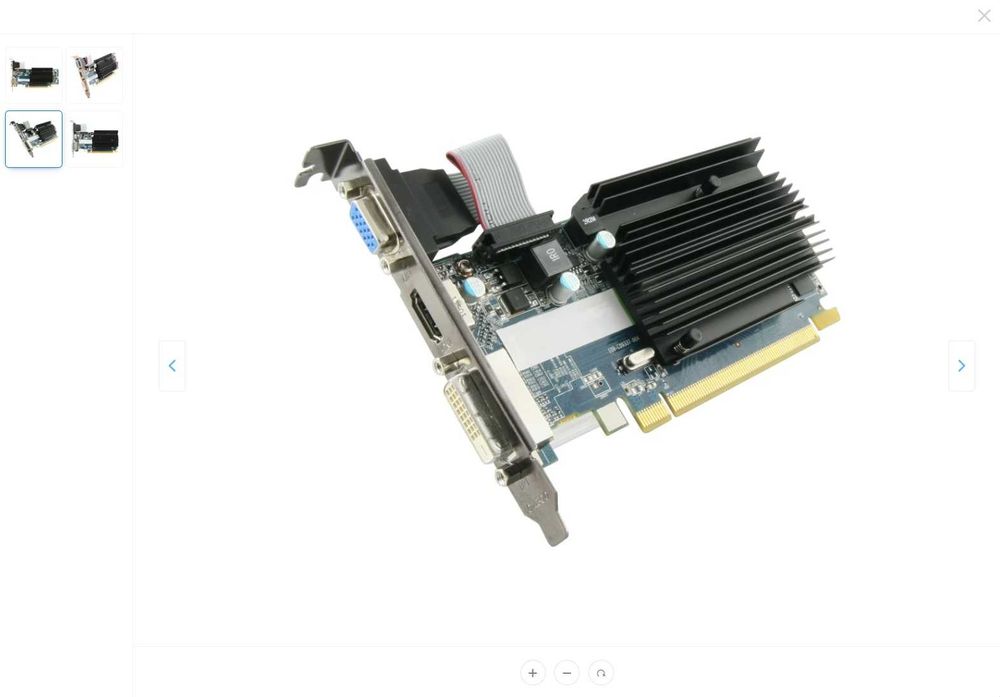 Placa video SAPPHIRE Radeon R5 230, 1 Gb DDR3, 64 bit/ hdmi-dvi