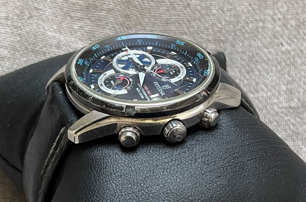 Ceas Festina F6821 cronograf otel inoxidabil 10ATM Miyota original