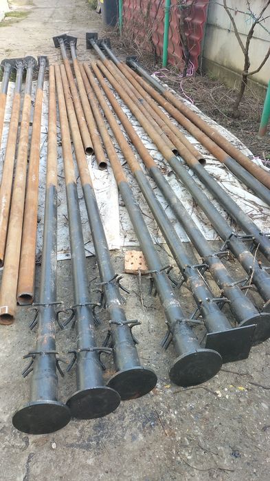 Țevi tubing  5m cu patru noduri de mustăți sudate+talpa