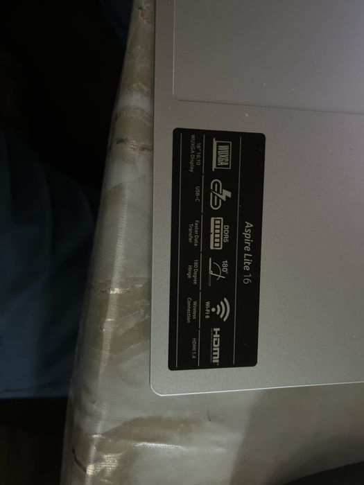 Acer aspire lite 16 вариантга взнос билан