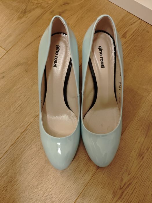 Pantofi piele lacuita cu toc 9 cm Gino Rossi marimea 38