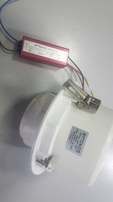 Лед луни за вграждане с променлив ъгъл