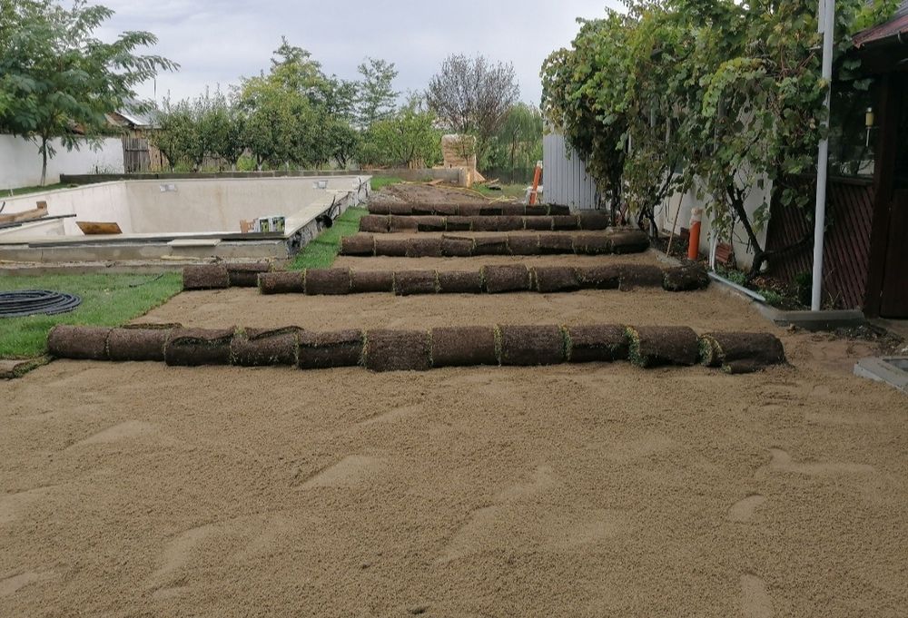 Sisteme de irigare.Gazon rulou 24 de lei m2 transport și montaj inclus