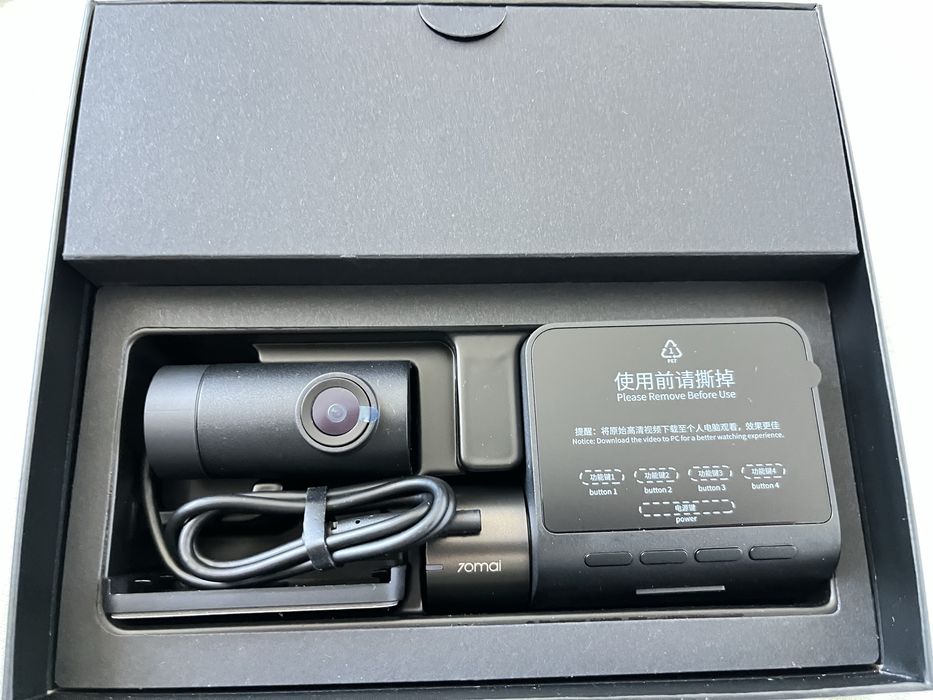 Camera auto 70MAI A200 set (fațã/spate). NOUA! Garantie/factura.