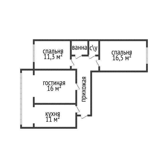 Продажа 3-комнатной квартиры