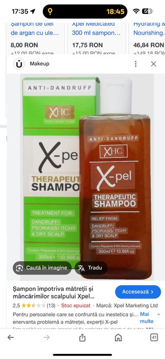 x-pel sampon pntru probleme scalpului
