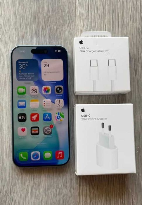 iPhone 16 Pro Max Natural Titan, 96% baterie