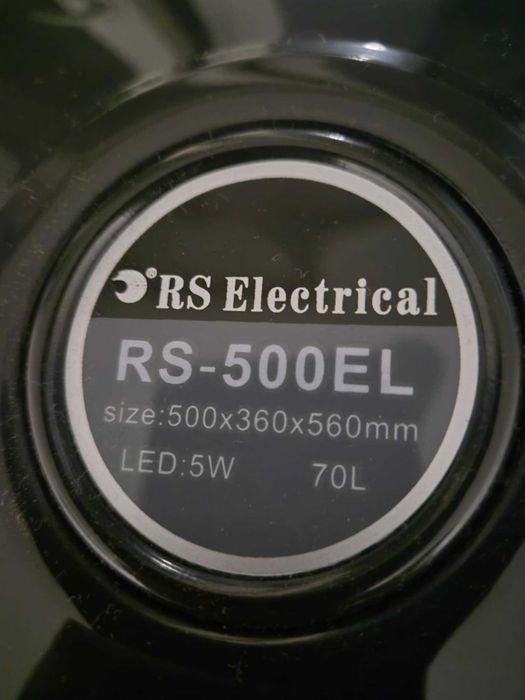 Аквариум RS-500EL - черен + 5 ПОДАРЪКА