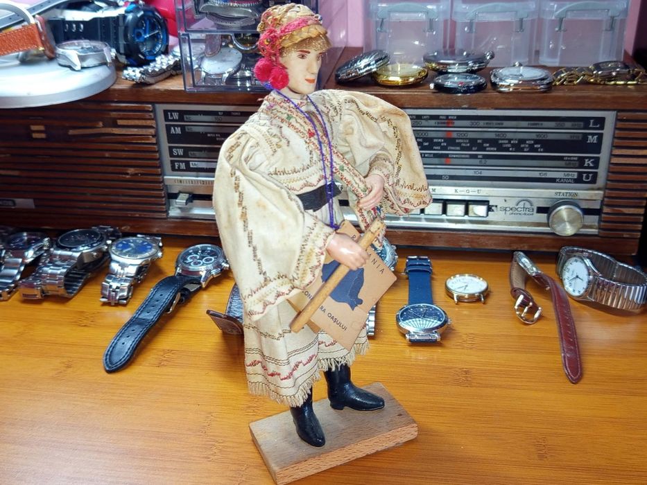 Păpușă tradițională românească vintage " Zona Tara Oașului",