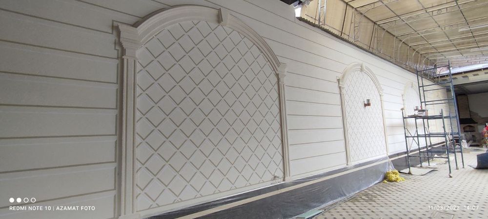 Травертин фасад  мастер