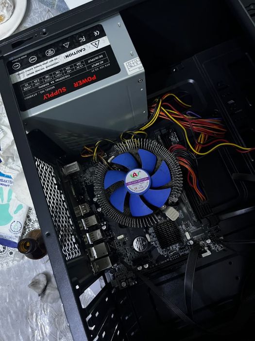 Комплект, SSD KINGSPEC 120GB, Мать, Проц, Кулер