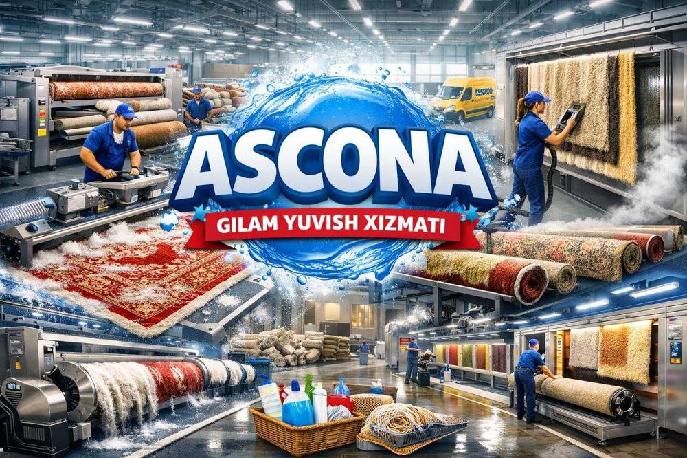 Гилам ювиш | GILAM YUVISH - 24 соатда тез, сифатли тозалаш воситасида