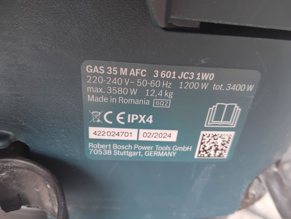 Прахосмукачк Bosch GAS 35 M  AFC Контакт Тупалка Сухо Строителство Гипс Картон