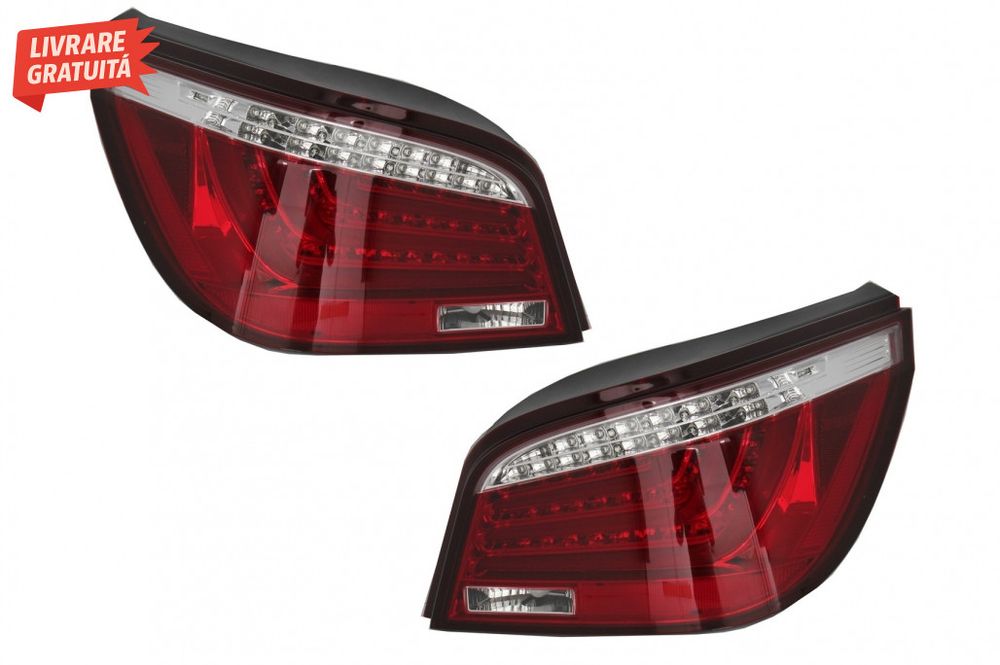 Stopuri LED BMW 5 Series E60 (04.2003-03.2007) Rosu Clar