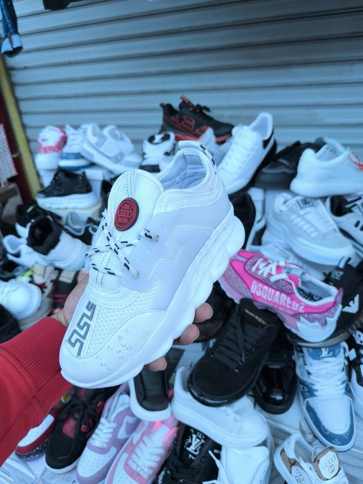 Versace chain alb și negru full reaction verificare colet