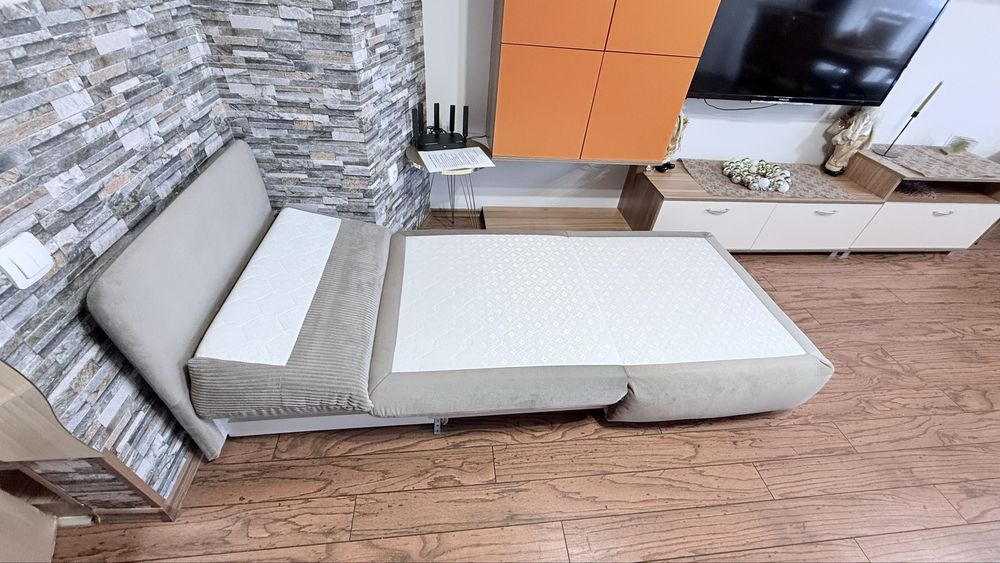 Рязтегателен фотьойл / единичен диван/ 80/196