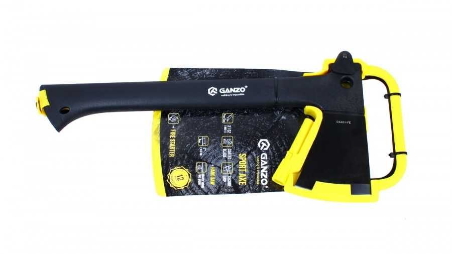 Къса туристическа брадва със скрит трион Ganzo Firebird  FSA01-YE