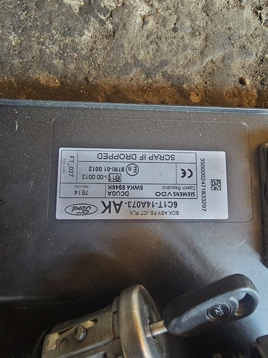 Kit pornireCalculator ECU 2.4 TDCI Ford Transit an 2006 - 2010 cod 6C11-12A650-Al