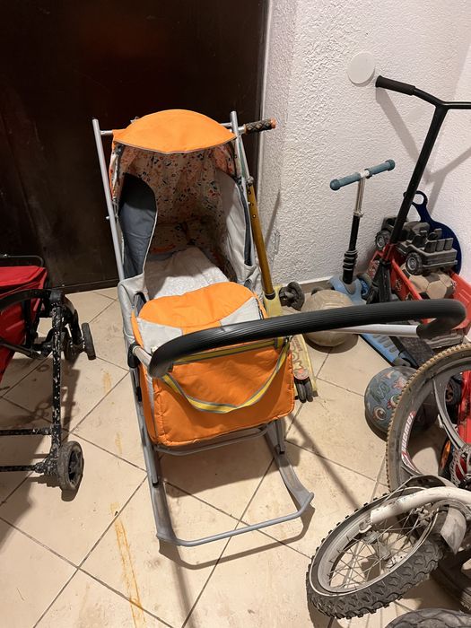 санки коляска в рабочем состоянии