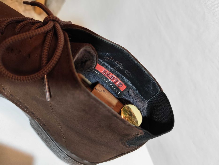 Ghete lace up 44 44.5 premium LLOYD piele naturala moale