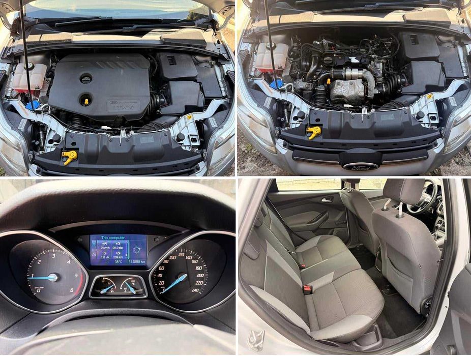 Ford Focus MK3-euro 5,consum 4%,AC,comenzi volan, Econetic Technology,bijuterie-TOP